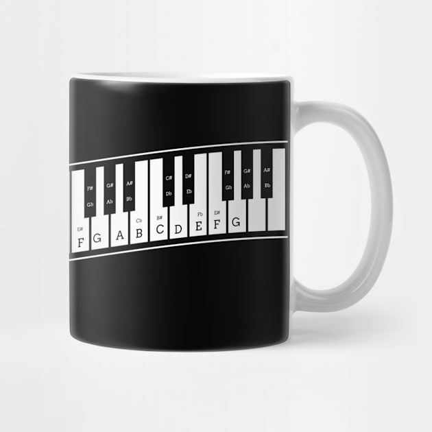 Learn Music - Piano Keyboard by Shirtbubble